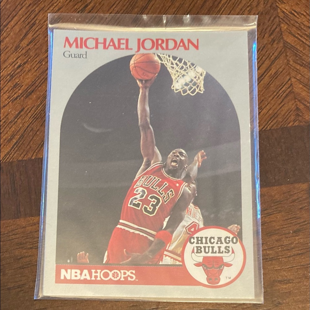 michael jordan nba hoops card 30